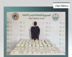 القبض على مخالف من الجنسية المصرية لتهريبه 353 ألف قرص من الإمفيتامين في تبوك
