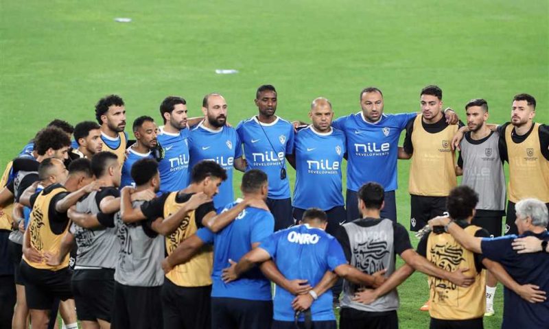 تدريبات بدنية وفنية مكثفة للاعبي نادي الزمالك في المعسكر