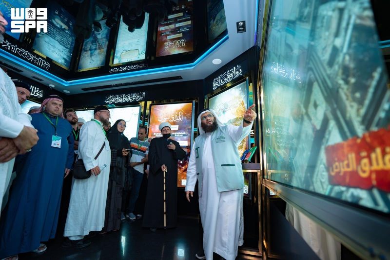 المتحف الدولي للسيرة النبوية يستقبل ضيوف برنامج خادم الحرمين الشريفين للعمرة والزيارة