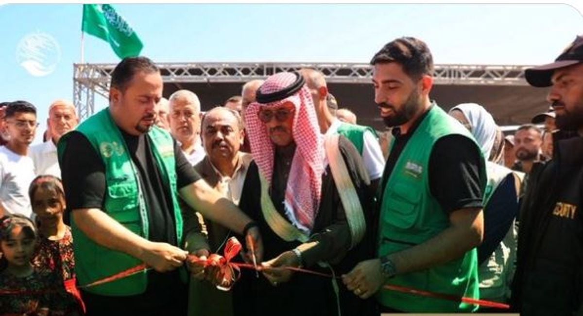 مدرسة مكة في غزة: صرح تعليمي آمن برعاية الحملة الشعبية السعودية