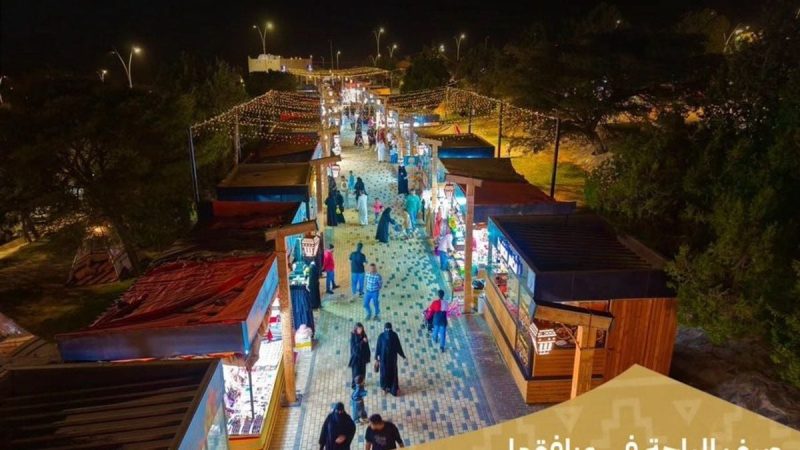 ممشى الرونق بمنتزه الأمير مشاري وجهة سياحية رائدة في بني حسن