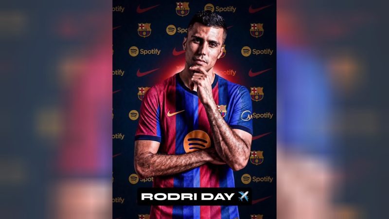 انتقال رودري إلى برشلونة: تحديات جديدة للنجم الإسباني في الليجا